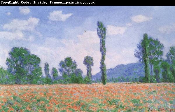 Claude Monet Poppy Field at Giverny